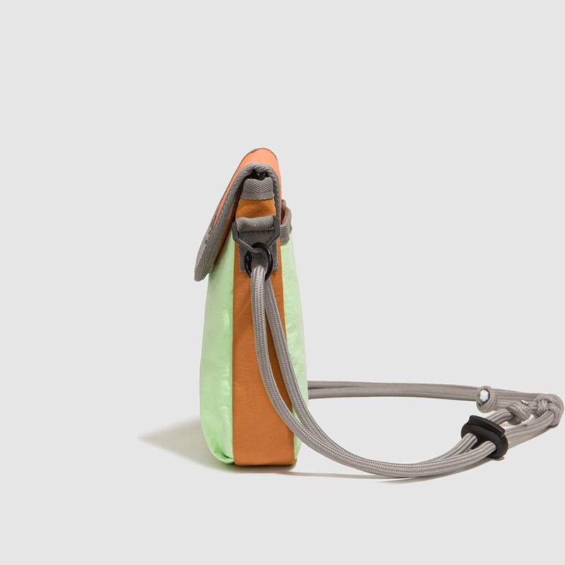 Contrast Shoulder Bag Commuter Small Square Bag Lightweight Mobile Phone Bag