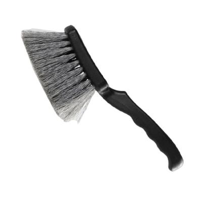 Ergonomic Bird Bath Scrubber Brush For Feeders Water Dishes PVC Bristles Safe On Delicate Stone Surfaces