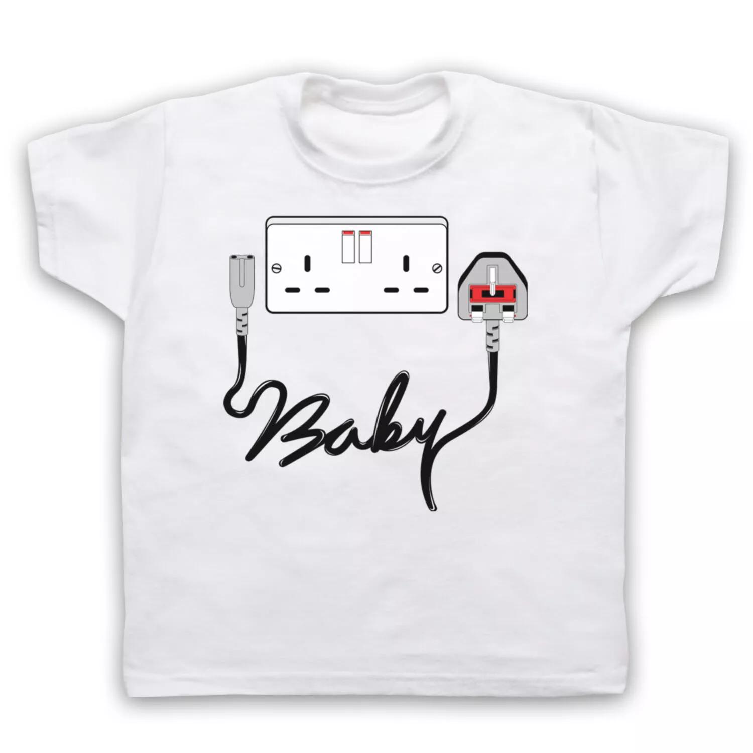 PLUG IN BABY UNOFFICIAL ROCK BAND INDIE HIT ANTHEM KIDS CHILDS T-shirt 100