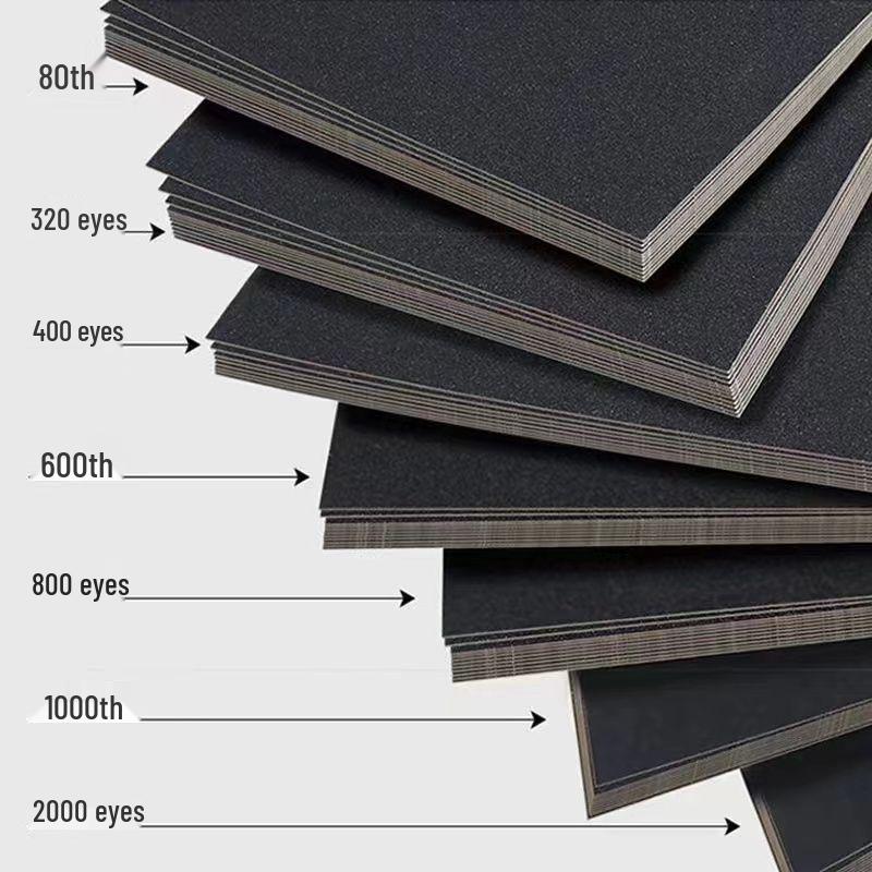 Square Sandpaper Sheets 115x140MM for Furniture, Woodworking, and Antiques