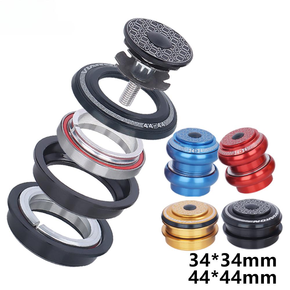VIARON MTB Bicycle Headset Bearing Frame Head Tube Accessories Bicycle Parts 34MM Sealed Bearing 44MM Semi-integrated Headsets2