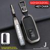 Zinc Alloy + Leather Car Key Case For Kia Sportage 2023 2024 Ray Sorento Soul Telluride Cerato 2020 K5 K8 2022 Remote Key Holder