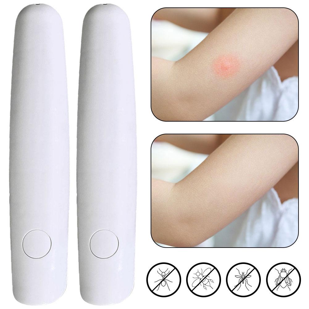 Portable Mosquito Insect Bite Relieve Itching Pen 2A Batteries Bug Insect Bite Itch Relief Heat Pen for Camping Outdoor Children