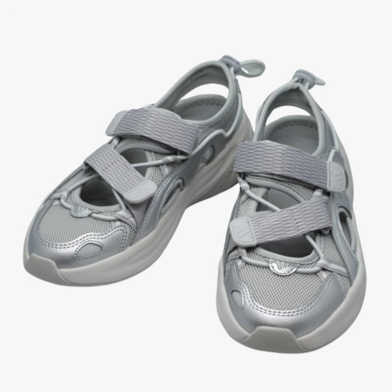 Adidas Ozwave Sandal Women Summer Mesh Cushion Black Silver White