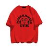 2025 New Summer Gym T-shirt 100 Cotton Oversized Women's T-shirt Graphic Sports Men's T-shirt High Quality Men's Clothing