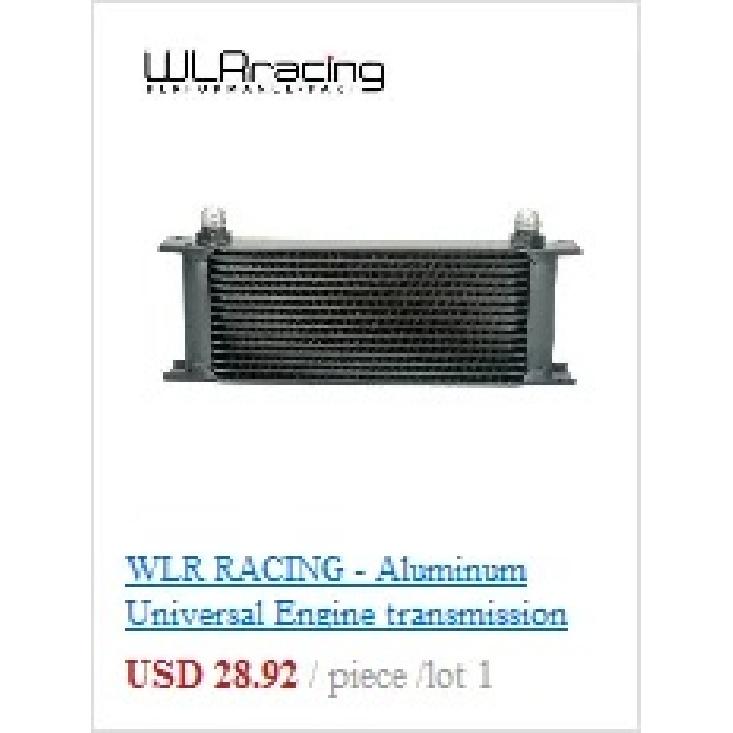 WLR - New British type Universal Engine Oil Cooler Mounting Bracket Kit 2mm Thickness Aluminum WLR-OCB01