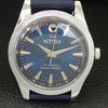 REFURBISHED VINTAGE HAND-WINDING SWISS MENS BLUE COLOR DIAL WATCH a707122-1