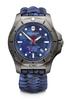 Watch PROFESSIONAL DIVER TITANIUM Sandblasted Titanium Case Blue Camo Dial Blue Camo Paracord Strap Gift 241813 [Victorinox] I.N.O.X. Men's []