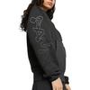 Puma X P.A.M. SS23 Co-Branded Solid Color Drawstring Half-Zip Hoodie Unisex Tops Black 538812-01