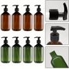500ml Refillable Shampoo Bottle Plastic Empty Pump Soap Dispenser for Liquid Kitchen Soap Bottle Hotel Bathroom Accessories