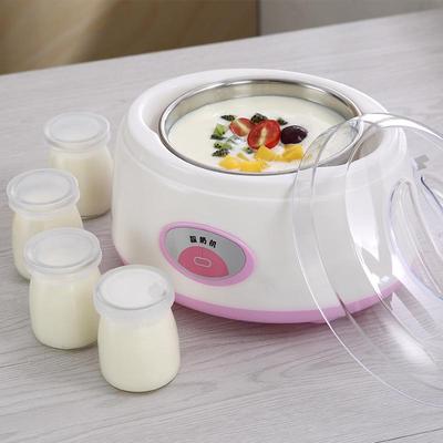 Stainless Steel 1L Automatic Yogurt Maker - Compact Household Appliance for Yogurt, Natto, and Rice Wine