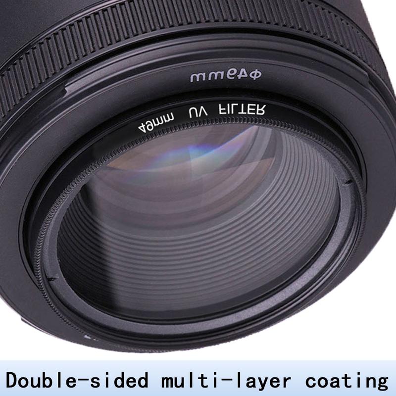 ERIKOLE Universal HD UV Lens Filter - 37 40.5 43 46 49 52 55 58 62 67 72 77 82 mm for DSLR SLR Camera UV Protector Filter