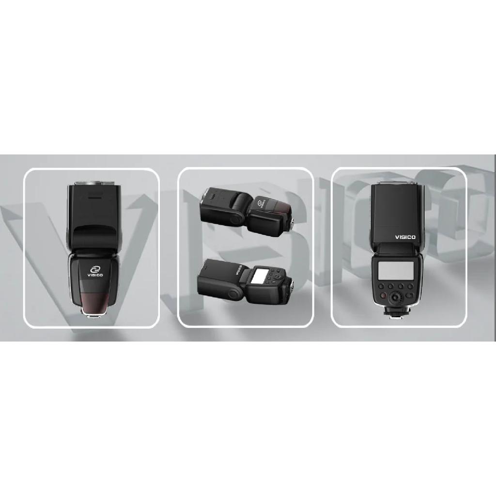VISICO TTL 2.4G High-speed Wireless Camera Flash Speedlite Flash With High Speed Sync 1/8000 For Canon Nikon