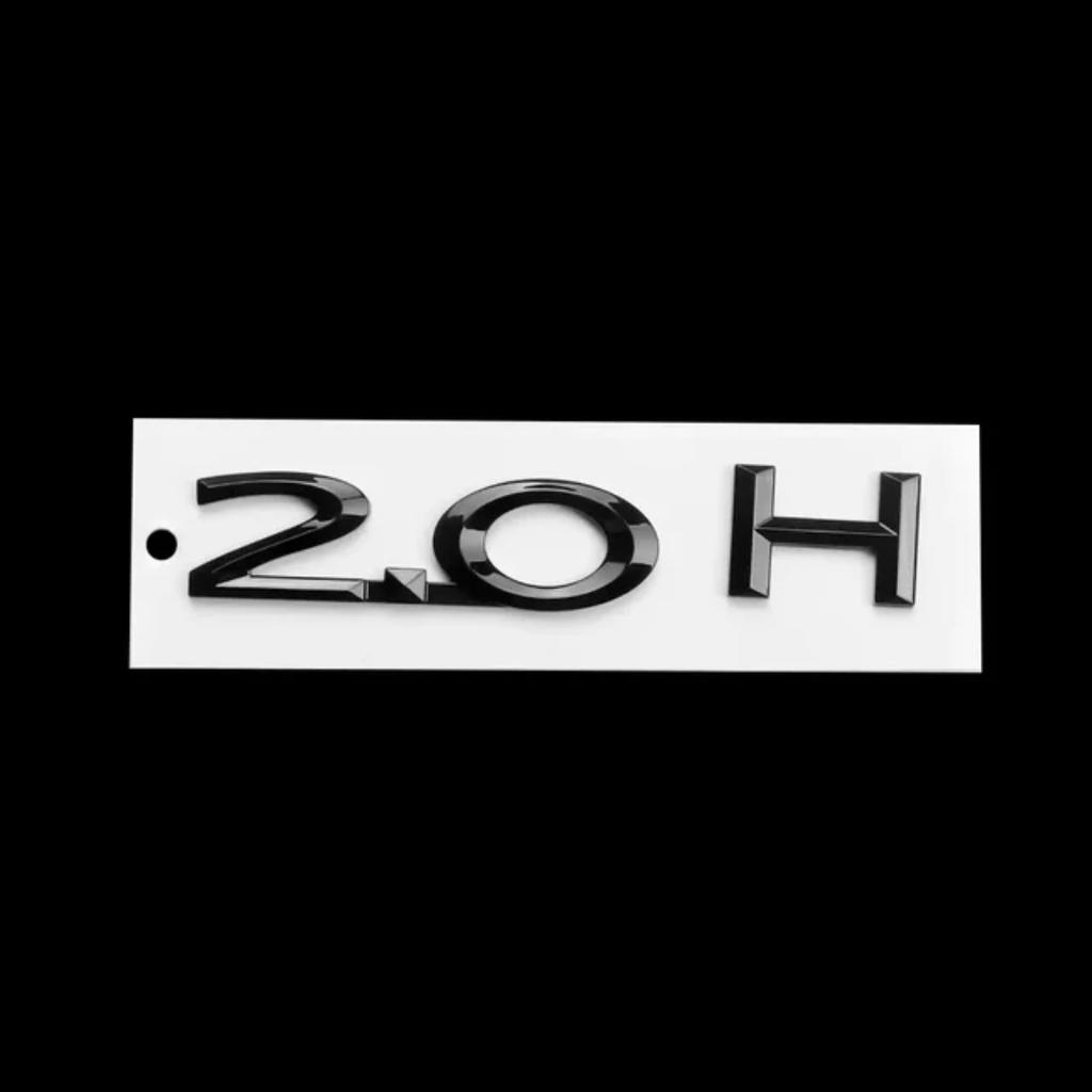 1PCS ABS Black Silver Badge Decoration for L/incoln MKC MKX MKZ AWD 2.0T 2.0H 2.3T 2.7T 3.0T Letters Badge Trunk Sticker Accessory Part