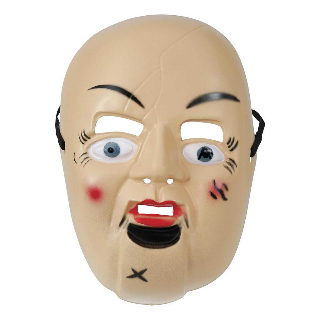 Fiestas Guirca Máscara PVC de Muñeca Aterradora para Niñas