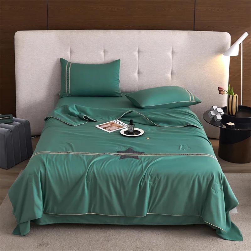 Четырехсезонное хлопковое соевое антибактериальное летнее одеяло класса А серии — фото 8