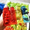 TPR Stress Toy Clear Toothpaste Tube Squeeze Toy, Relief Star Glitter Slow Rising Soft Transparent Sensory Anti-stress Hand