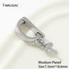 18K Gold Plated Pendant Bail Clasps With Pearl Mounting,Brass Jewelry Connector Clasps DIY Handmade Jewelry Findings Wholesale