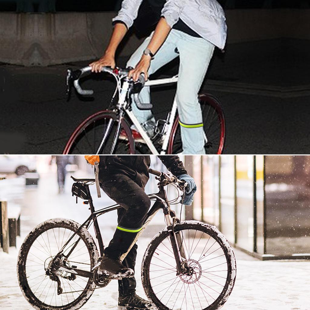 Cycling Trouser Clip Cycling Ankle Safety Band Reflective Bicycles Clip Pant Leg Cuff Clip Bikes Cycling Equipment