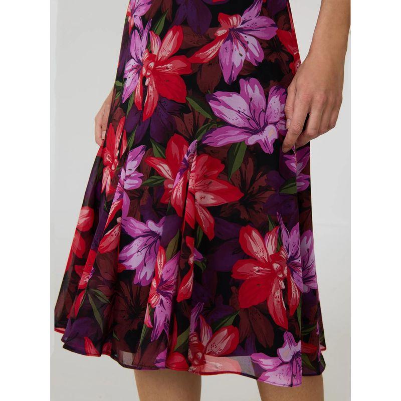 Printed Chiffon Sling Dress