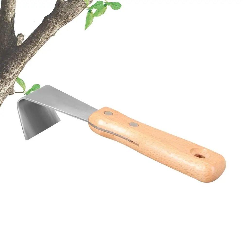 

Multifunctional Tree Bark Scraper Special Smooth Debarker Tree Bark Removal Tool Woodworking wooden handle