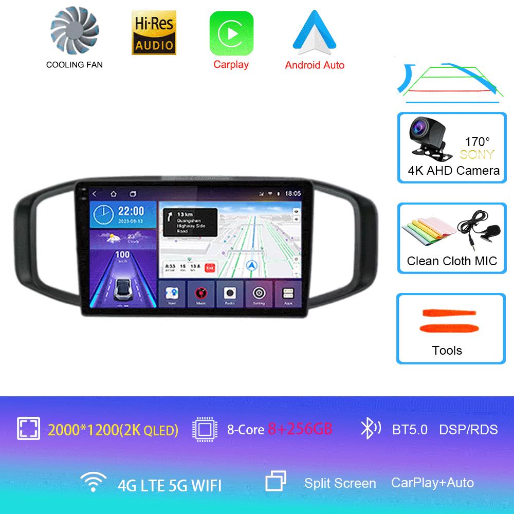 For Morris Garages MG3 2017 2018 2019 QLED 4G Wifi DSP Android 14 Car Radio Multimedia Video Player GPS Navigation Carplay