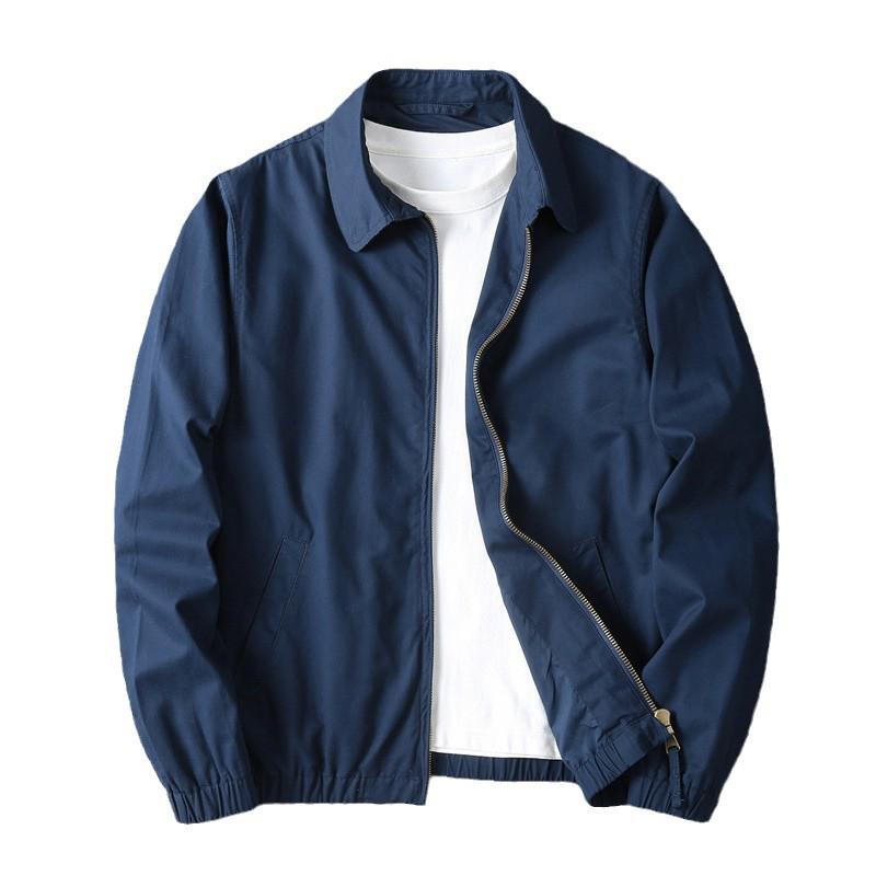2026 Men's Retro Washed Distressed Jacket - Versatile Long Sleeve Casual Outerwear