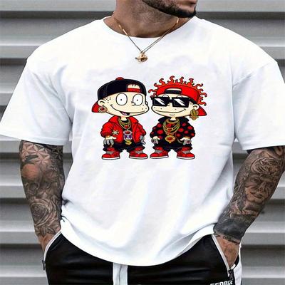 Kurzarm-T-Shirt für Sommer Neues Herren Casual Pendeln Vielseitiges Rundhals-Kurzarm-T-Shirt