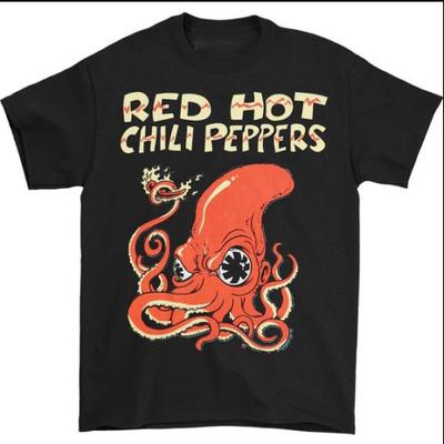 Red Hot Chili Peppers Band Tee Tour Heavy T-Shirt Kk022