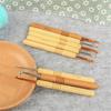 9Pcs Ergonomic Crochet Hook 2.0mm-6.0mm Wood Handle Crochet Hook for Beginner Adult Knitting Sweater Scarves Bag Socks