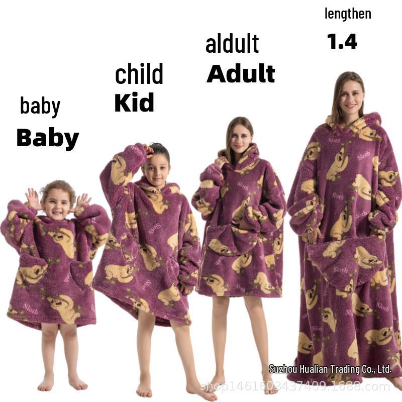 Herbst/Winter Übergröße Kapuzen-Decke - Unisex, Warm, Lockere Passform für Paare