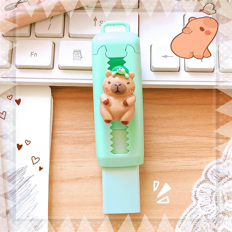 Kawaii Stationery Aesthetic Stationery Office Supplies School Items Gift for Kids Eraser Cute Capybara Eraser Funny Rubber