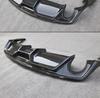 Carbon Fiber Dual Outlet Rear Lip Spoiler for 15-17 Ford Mustang
