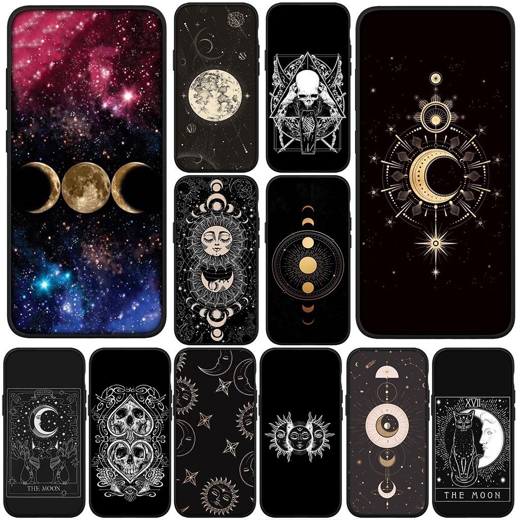 For Apple iPhone 16 15 14 11 Pro Max 7 8 Plus + SE2 SE3 SE 2022 2020 Phone Case Witches Moon Tarot Mystery Totem Divine Witch