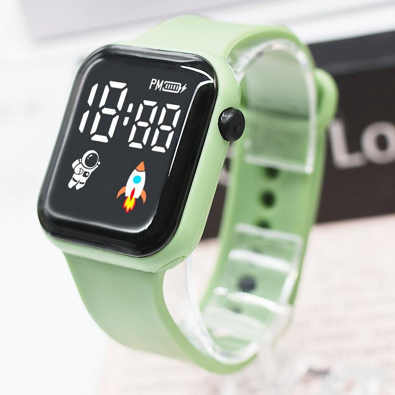 Square Astronaut Led Electronic Watch Life Student Leisure Electronic Watch