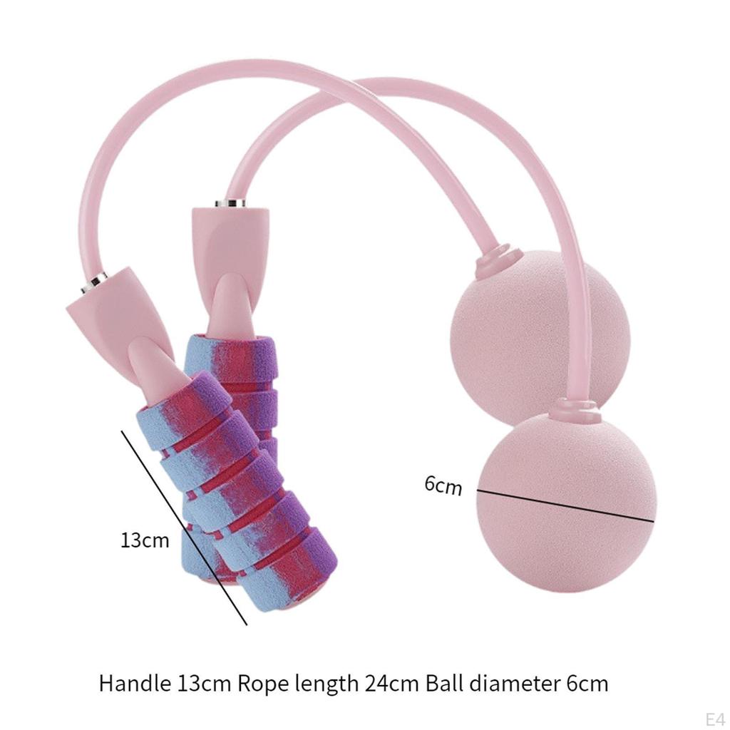 Cordless Jump Rope Fitness Exercise Easy To Carry Kids Adults Workout Tool Weighted Skipping