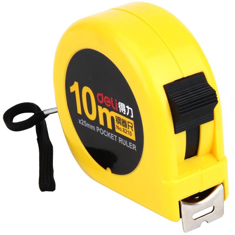 Deli 10m Locking Steel Tape Measure