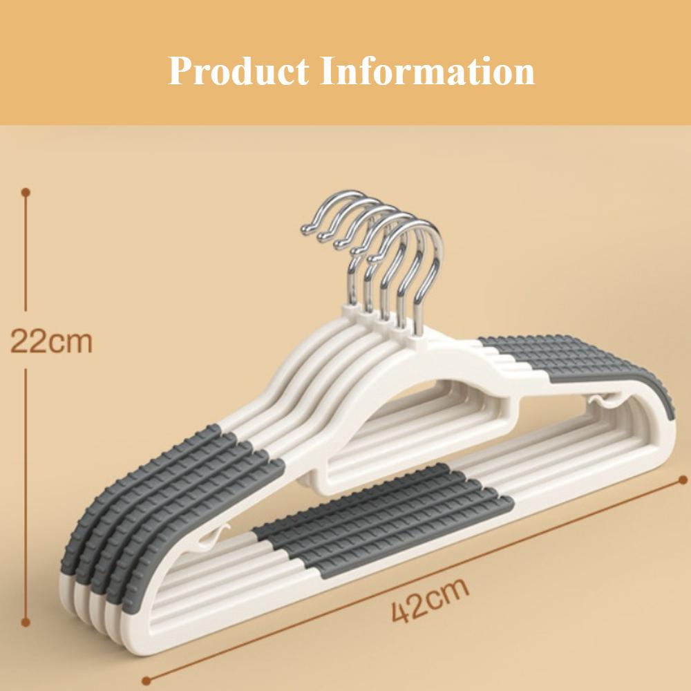 Clothes Hanger Household Anti Slip Clothes Hanger Shoulder Angle Drying Rack Space-saving Wardrobe Wrinkle Free Organizer Rack