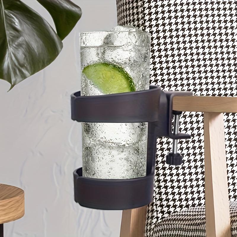 1ks Minimalistický stolní držák na pohár - Prostorově úsporný stojan na lahve s nápoji se zabezpečeným upínacím designem, odolný a snadno čistitelný