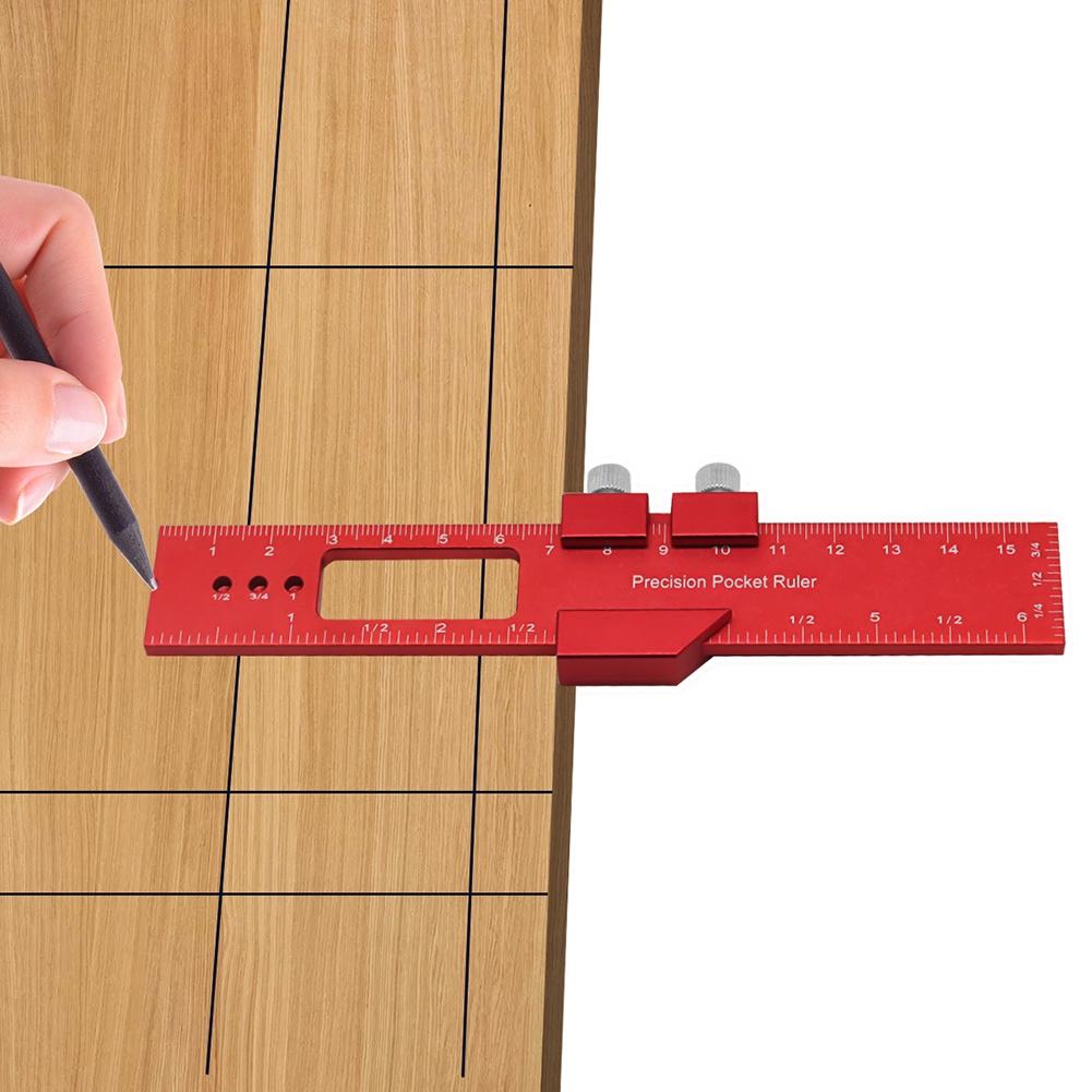 Gauge Scoring Ruler Woodworking Scriber Measuring Scribing
