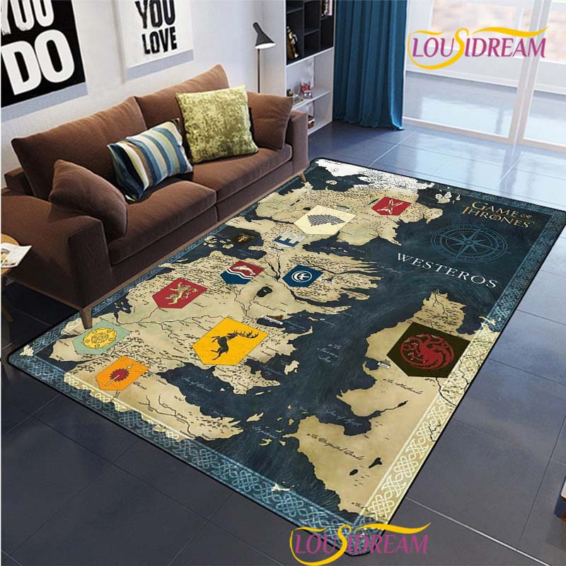 Dragon Of Game Carpet for Living Room Bedroom Rug Kitchen KidsDoor Unslip Floor Mat Birthday Gift Photography Props Alfombra Rug