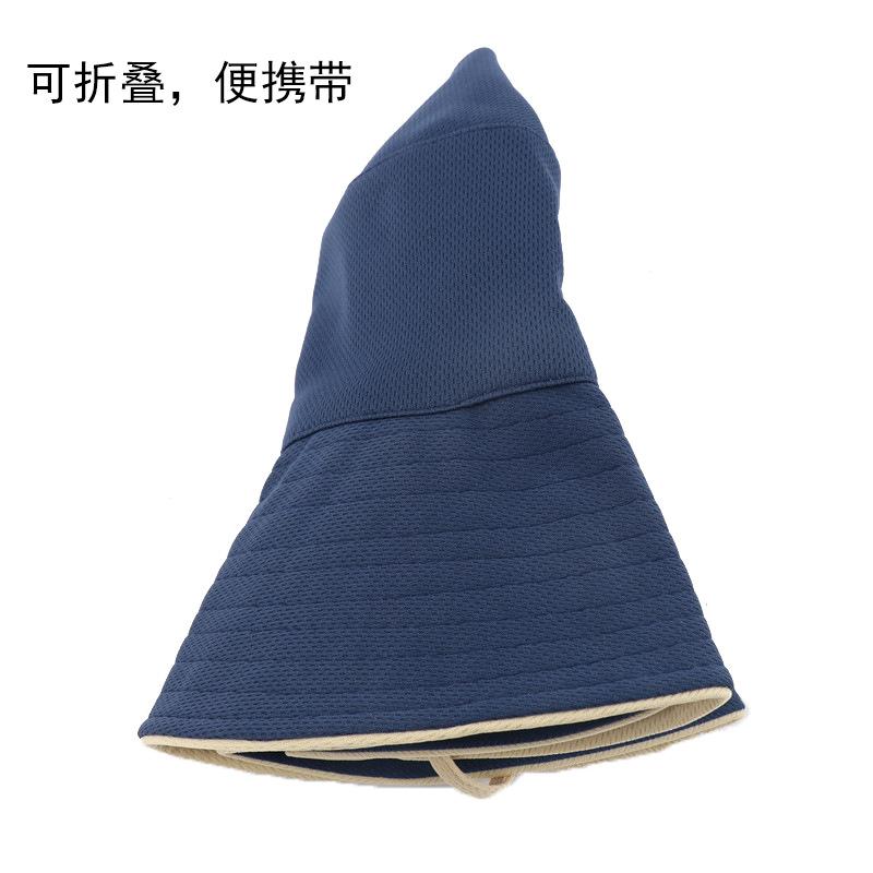 Chapeau de pêcheur version coréenne 2025 chapeau de soleil à large bord double face pour hommes et femmes couleur unie chapeau de visage protection UV