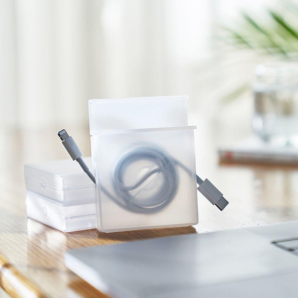 Plastic Cord Management Tangle-Free USB Cable Winder Desktop Cable Organizer  Home Office