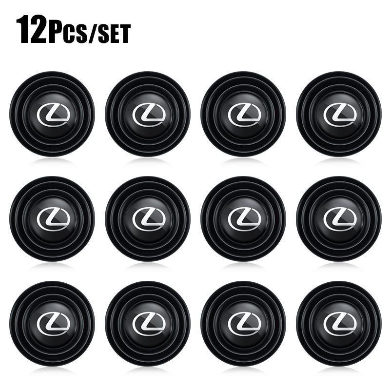 12 ks Tlumič dveří auta Nárazuvzdorná protihluková podložka Těsnění pro Lexus F-SPORT ES RX NX LS UX LM LX GX LC RZ IS CT GS RC HS