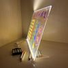 LED Luminous Acrylic Drawing Display Board Stand