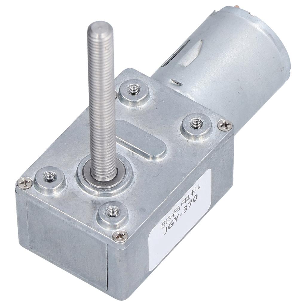 JGY?370 DC 24V Maskväxelmotor Högt Vridmoment Självlåsande Turbinreducerare för DIY-modeller 23RPM