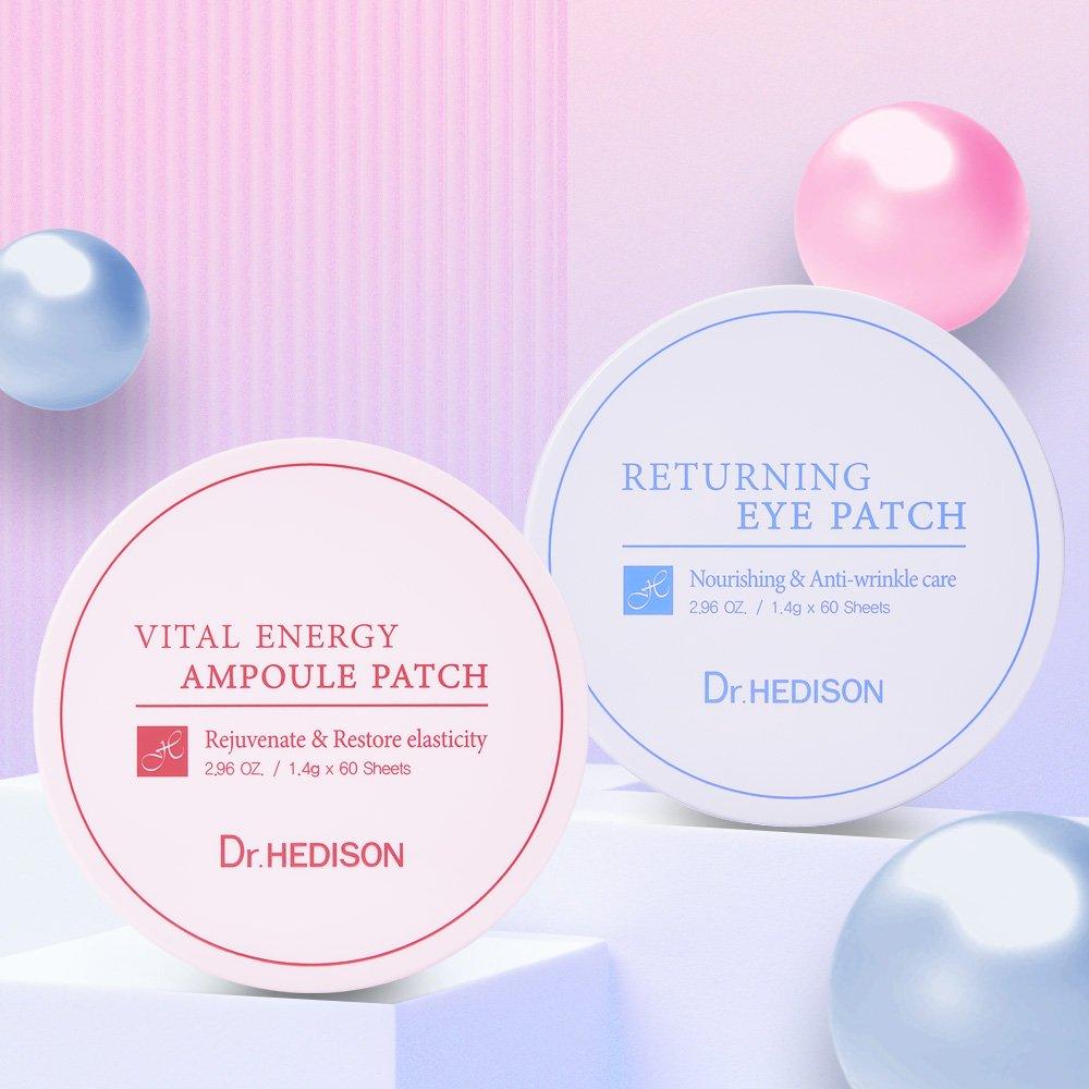 

1+1 Dr.HEDISON Returning Eye Patch + Vital Energy Ampoule Patch (120 sheets in total) 3. 1 vital + 1 vital (total 120 sheets)