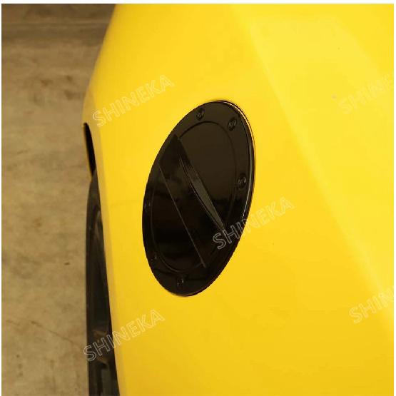 SHINEKA Car Exterior Gas Oil Fuel Tank Cap Decoration Cover Trim for Chevrolet Camaro 2017 2018 2019 2020 2021 2022 Accessories