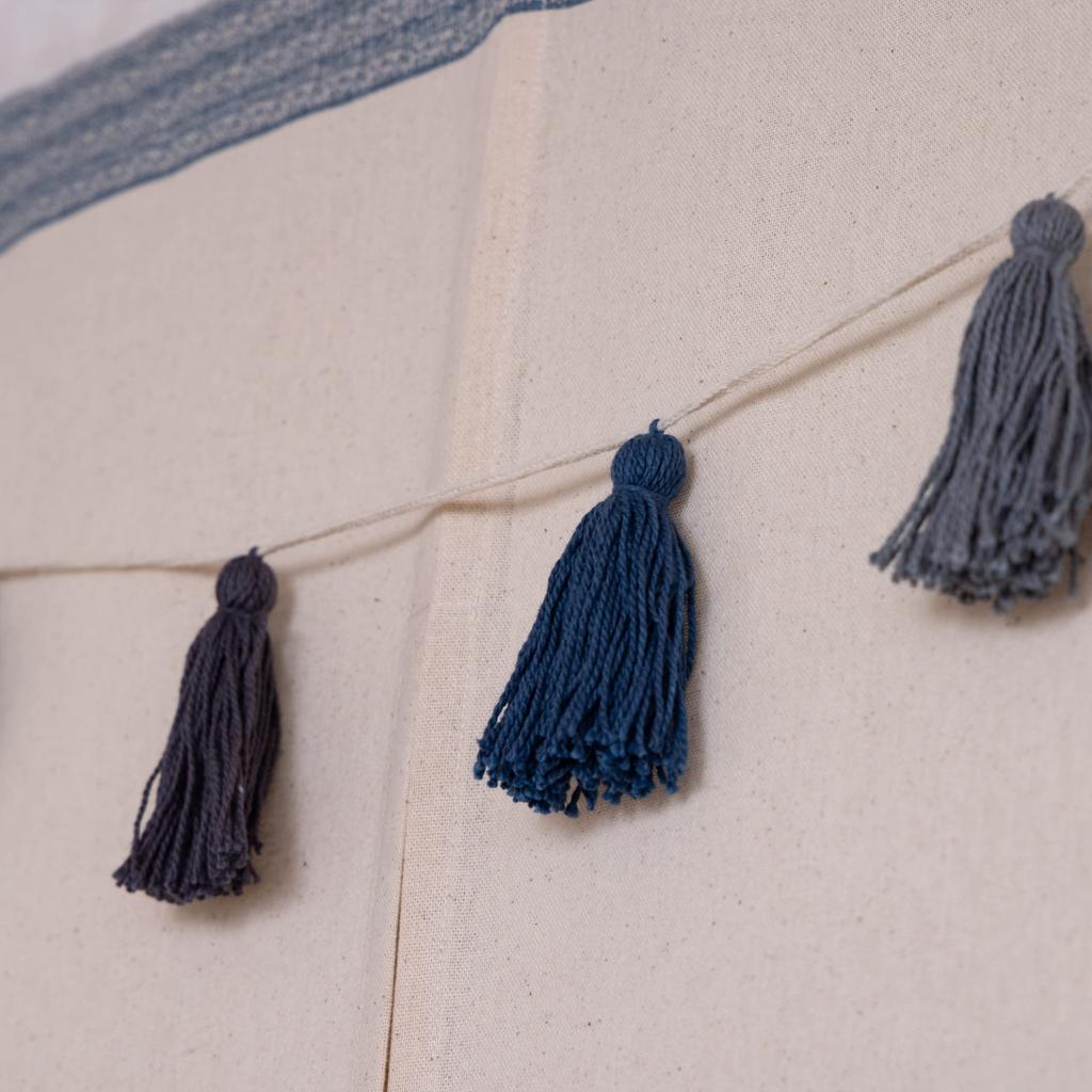 Univer Nordic Style Cotton Curtain with Privacy Screen Garland,