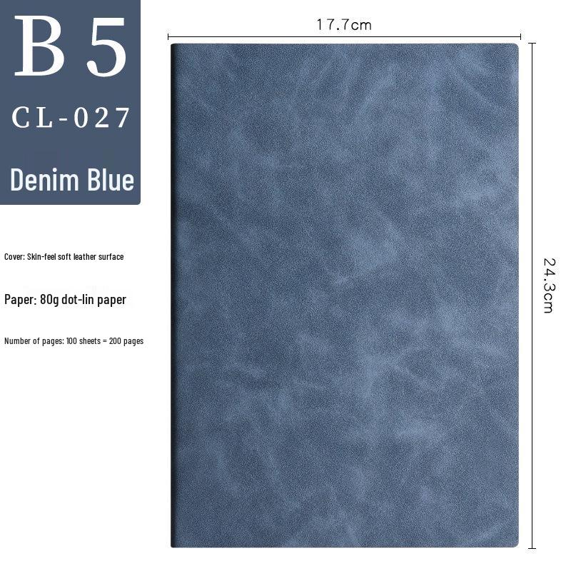 A5 Custom Logo Thickened B5 Diary with Buckle for Business Office